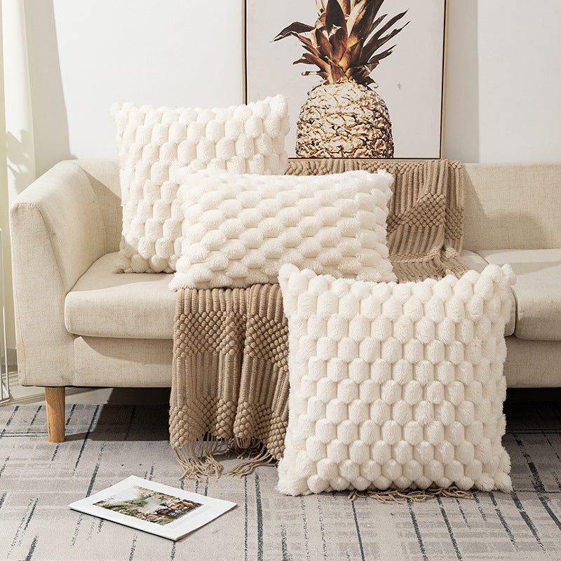 Polar Fleece Throw Pillow Cover