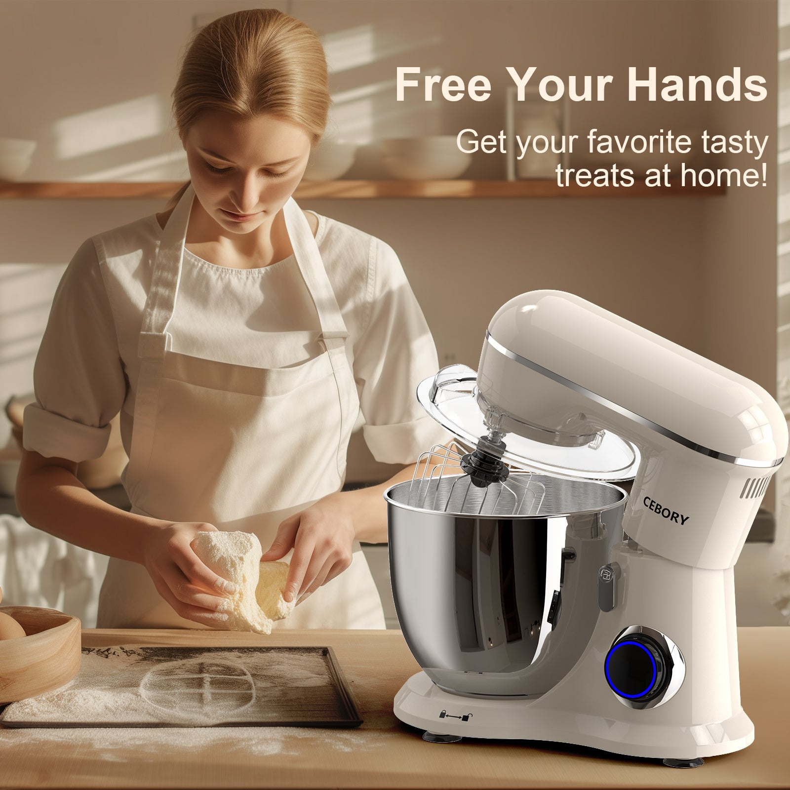 Versatile 10-Speed Electric Stand Mixer for All Your Baking Needs 2024