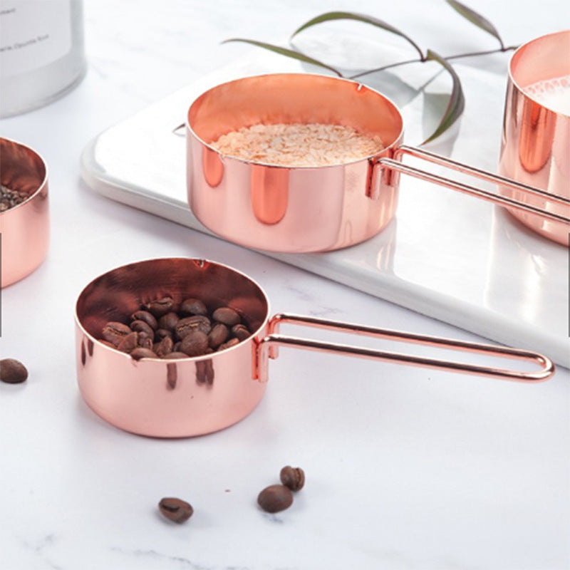 Rose Gold Stainless-steel measuring cups