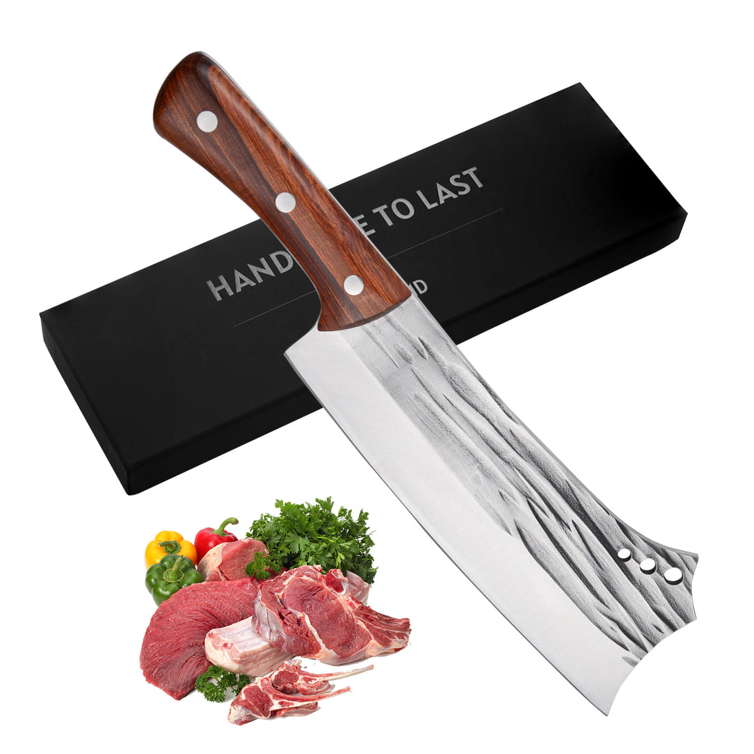 Kegani High Carbon Steel Meat Cleaver