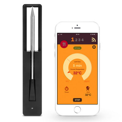 Accurate Bluetooth BBQ Thermometer Probe for Perfect Grilling