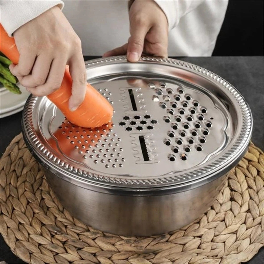 Multifunctional Grating and Collander Bowl set