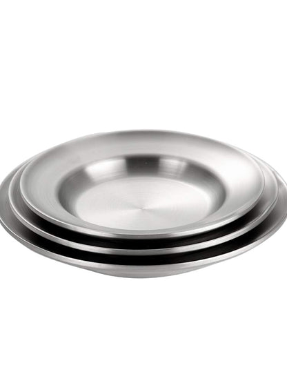 Stainless Steel Round Dinner Plate
