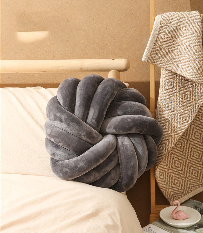 Cozy Decorative Knot Pillow for Modern Home Decor