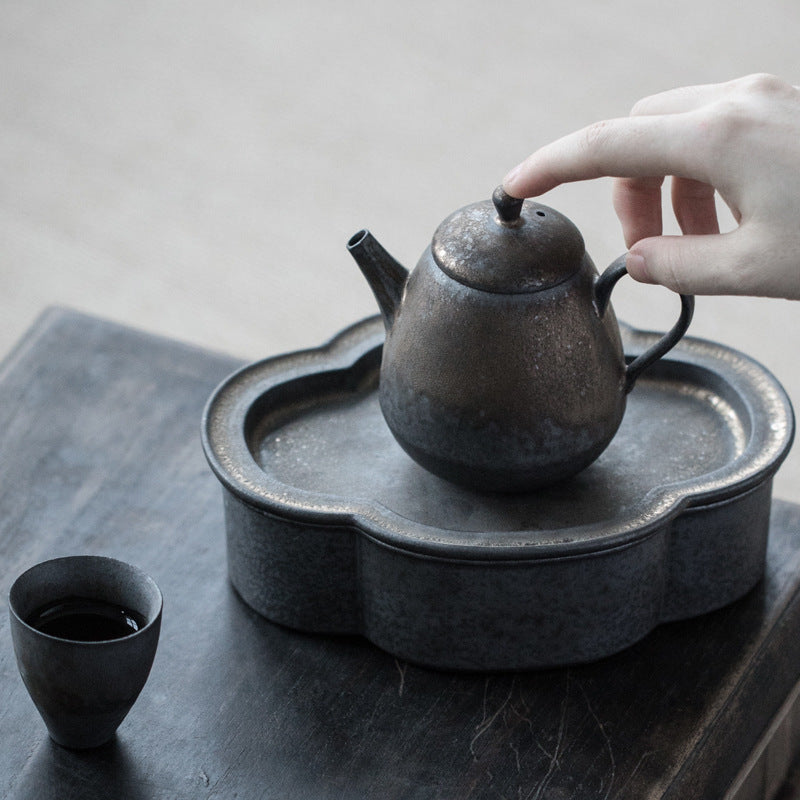 Glazed Ceramic Tea Kettle