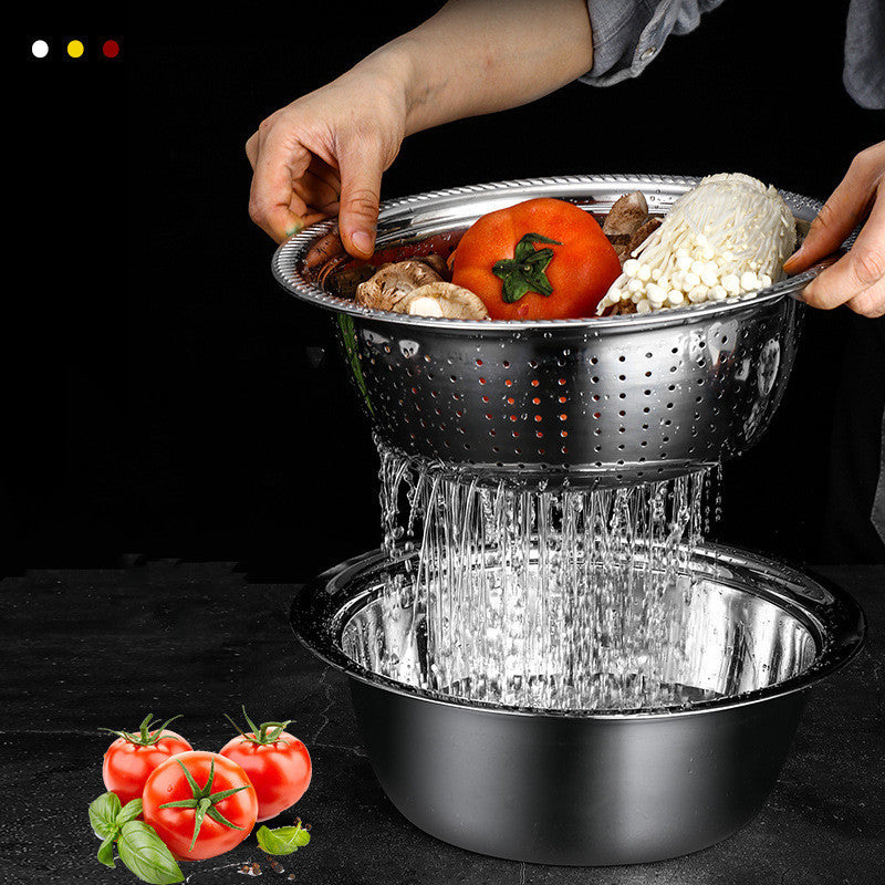 Multifunctional Grating and Collander Bowl set