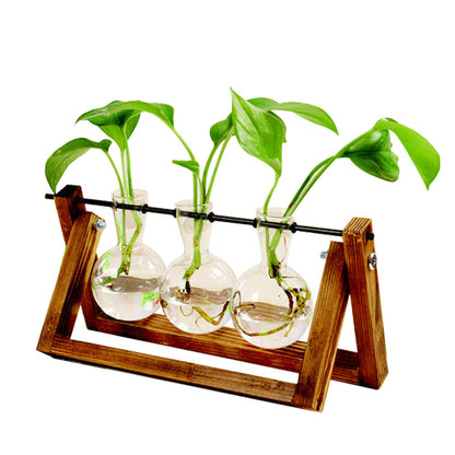 Wooden Swing Propagation Station/Vase