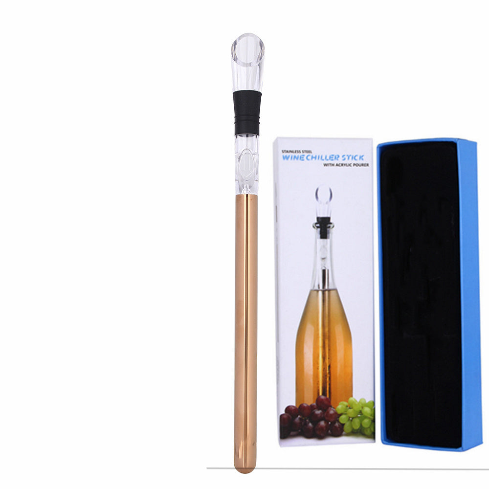 3-IN-1 Stainless Steel Wine Chilling Rod and Aerator - Kitchen Tools