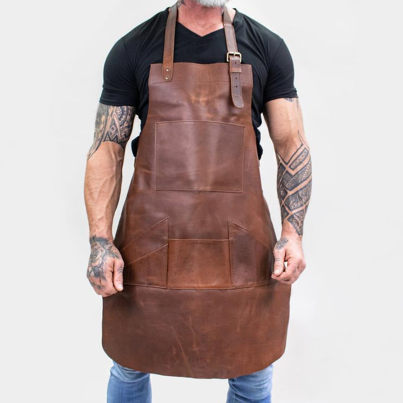 Leather BBQ Apron