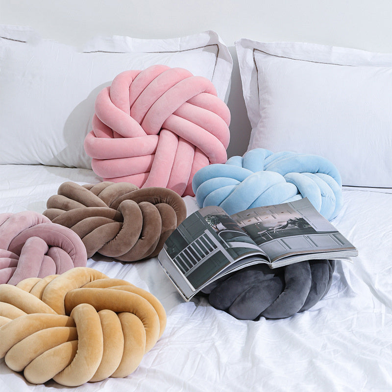 Cozy Decorative Knot Pillow for Modern Home Decor