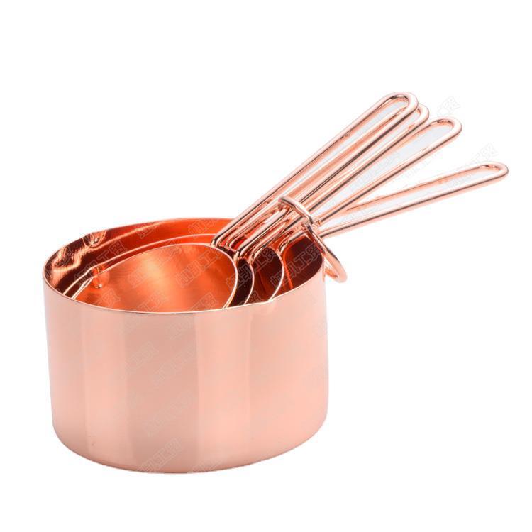 Rose Gold Stainless-steel measuring cups