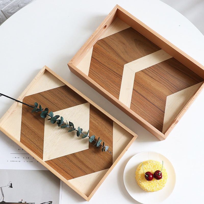 Mixed Wood Tray