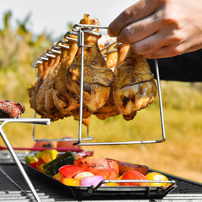 Stainless Steel Folding  Barbecue Rack