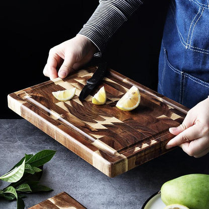 Solid Acacia Wood Cutting Board