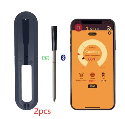 Accurate Bluetooth BBQ Thermometer Probe for Perfect Grilling