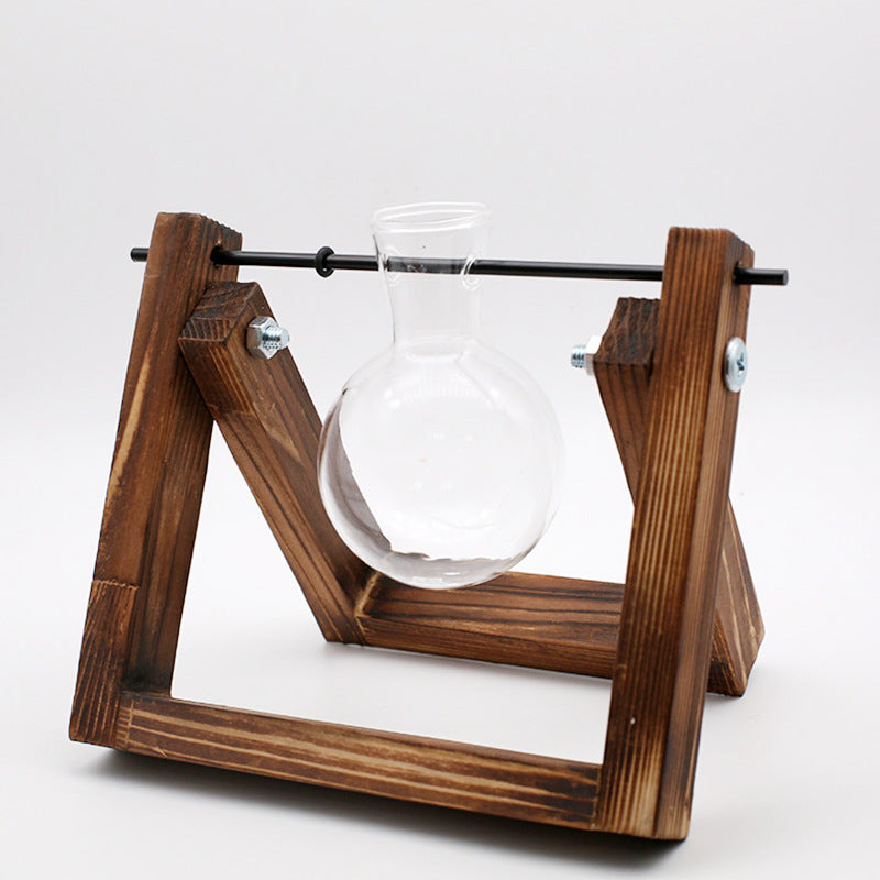 Wooden Swing Propagation Station/Vase