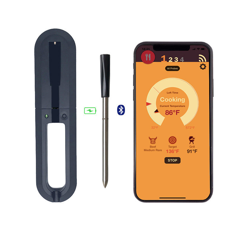 Accurate Bluetooth BBQ Thermometer Probe for Perfect Grilling