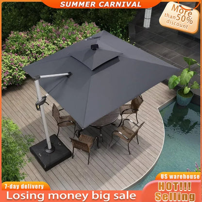 Large Rectangle Patio Umbrella