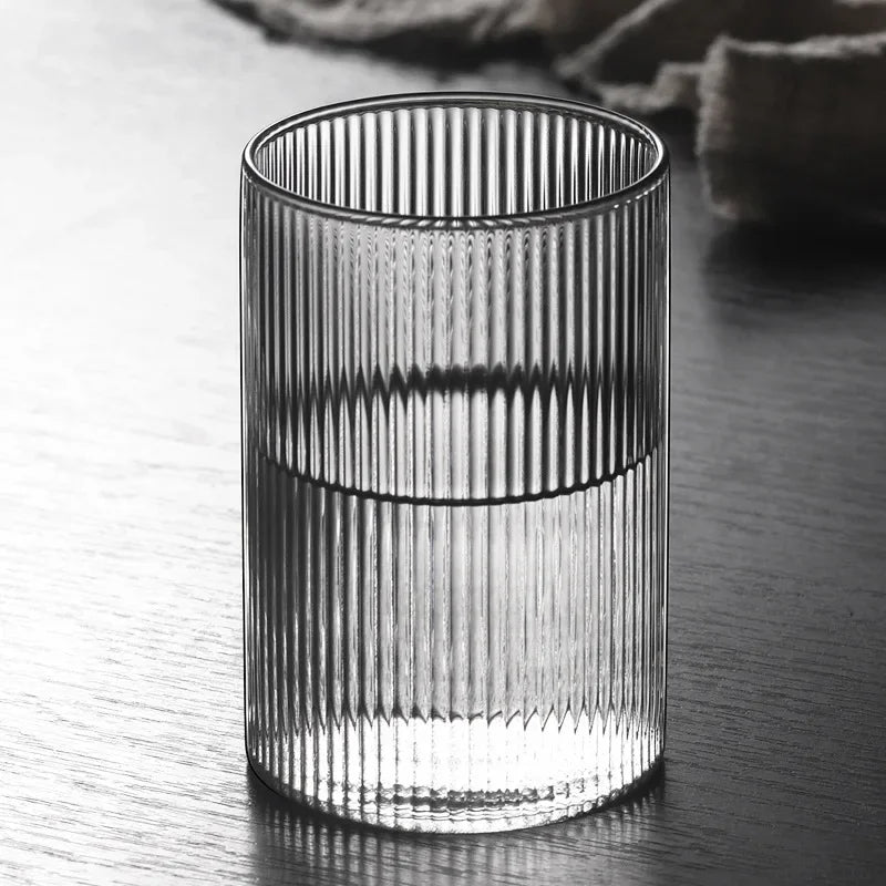 Striped Drinking Glass