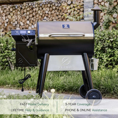 Z GRILLS Wood Pellet BBQ Grill &amp; Smoker with PID 2.0 Controller