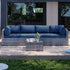 5 Pieces PE Wicker Sectional Patio Set with Washable Cushions 2024