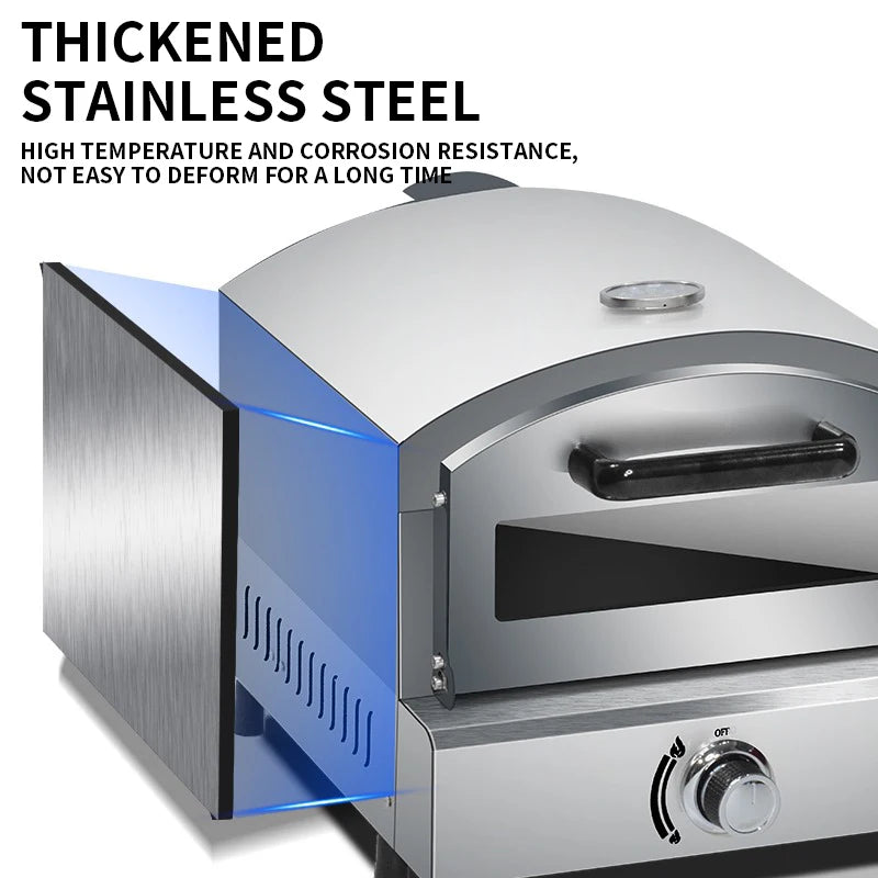 Propane Stainless Steel Pizza Oven