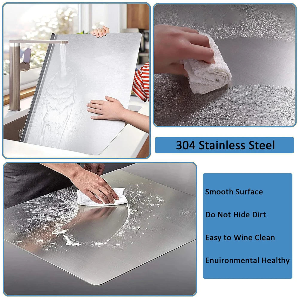 Stainless Steel Cutting Board for Kitchen Countertop