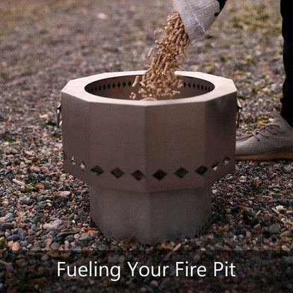 Stainless Steel Smoke-Free Firepit