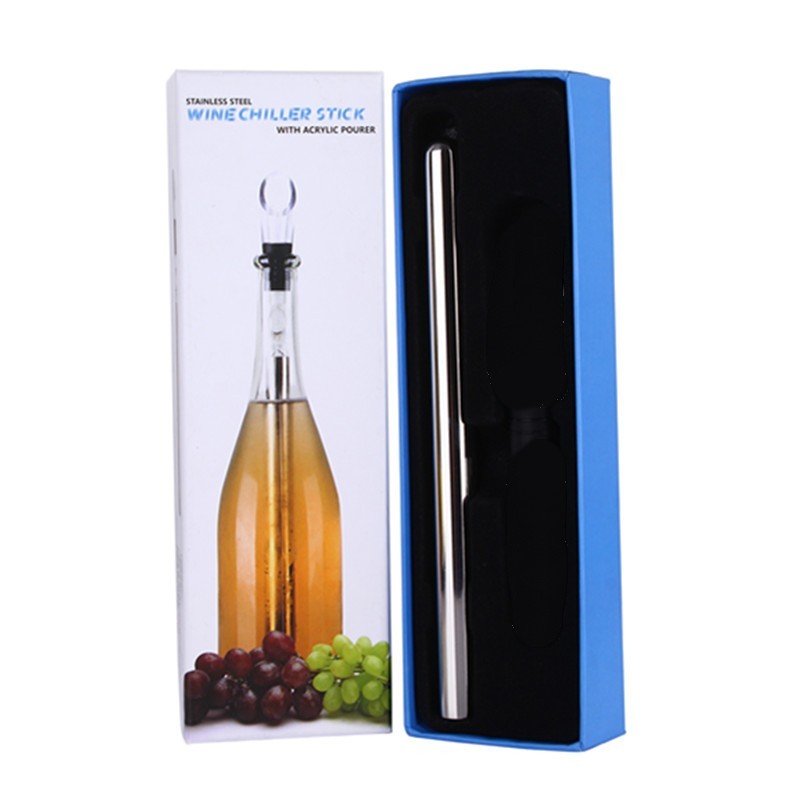 3-IN-1 Stainless Steel Wine Chilling Rod and Aerator - Kitchen Tools