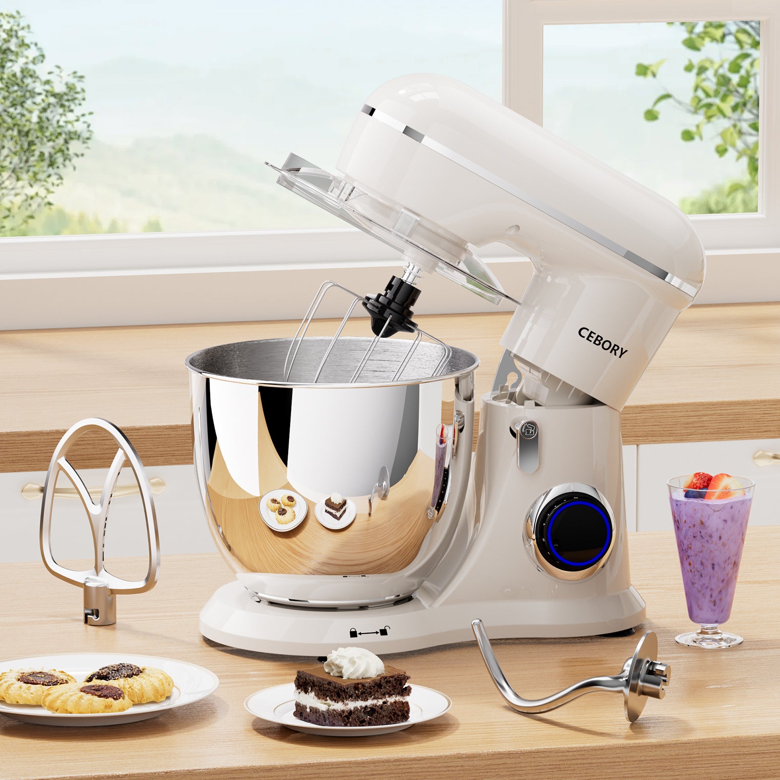 Versatile 10-Speed Electric Stand Mixer for All Your Baking Needs 2024