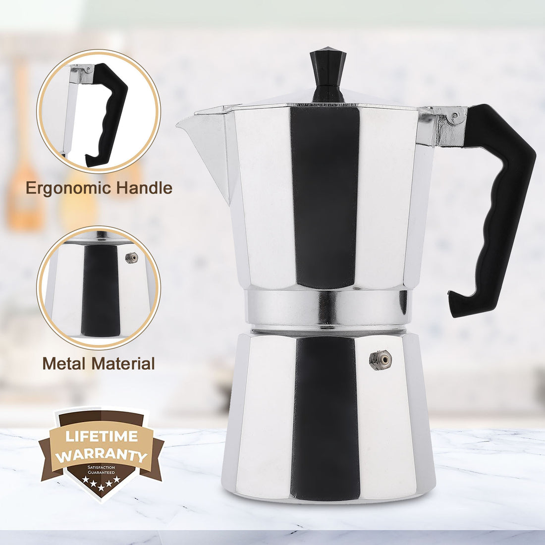 Italian Moka Espresso Coffee Maker