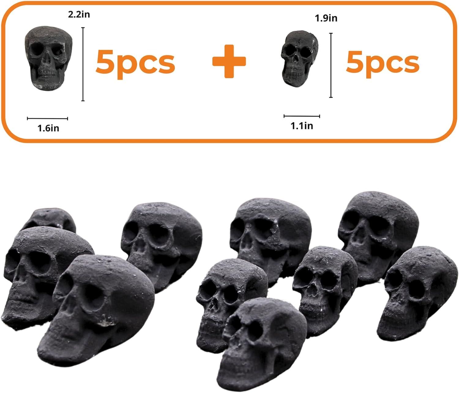 Unique Ceramic Fire Pit Skulls for a Spooky Outdoor Experience