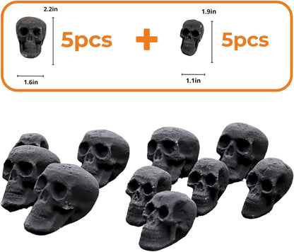 Unique Ceramic Fire Pit Skulls for a Spooky Outdoor Experience