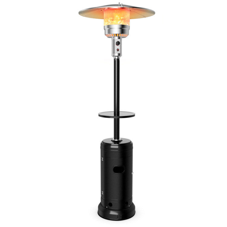 Propane Outdoor Heater with Table and Wheels