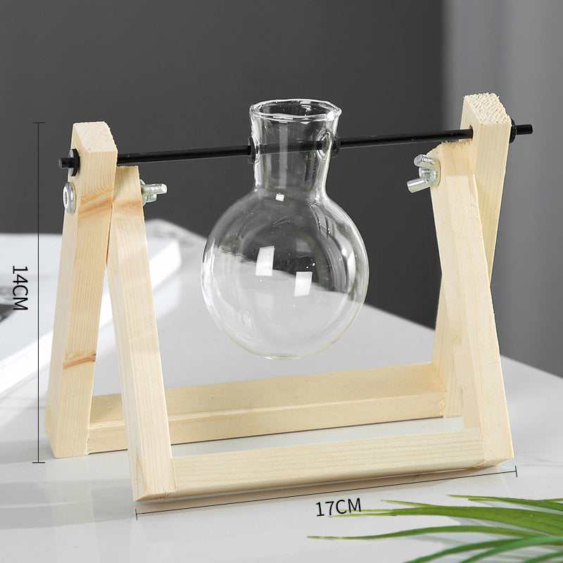 Wooden Swing Propagation Station/Vase